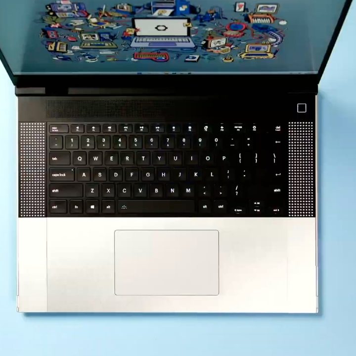 A press photo of the Framework Laptop 16.