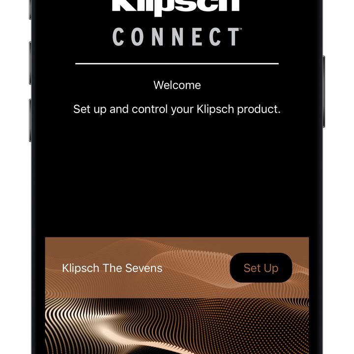 Klipsch Connect app.