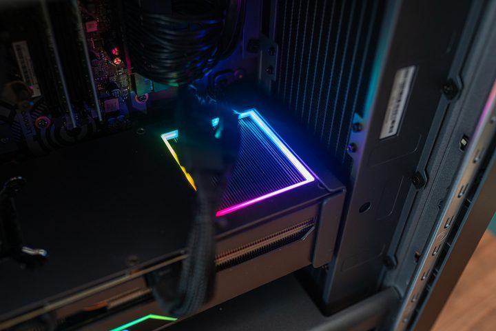 RGB lighting on the Lenovo Legion Tower 7i.