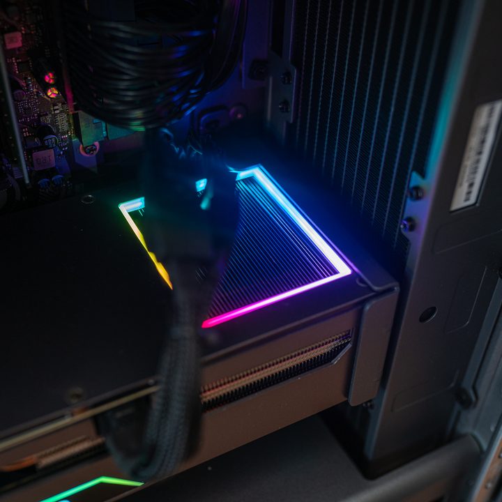 Inside the Lenovo Legion Tower 7i.