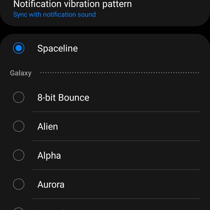 A screenshot of the Sound menu.