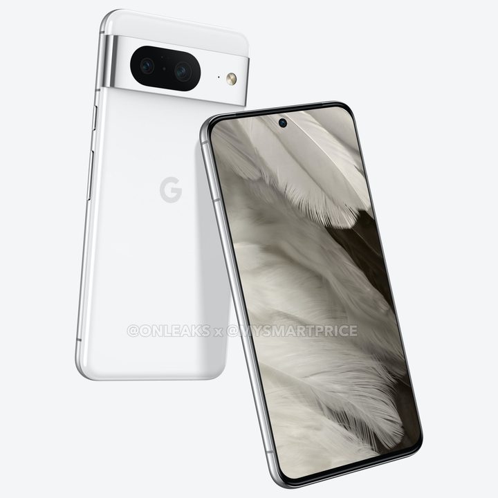 Google Pixel 8 leaked render.