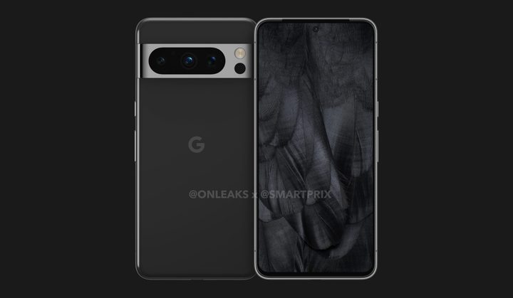 Leaked render of the Google Pixel 8 Pro.