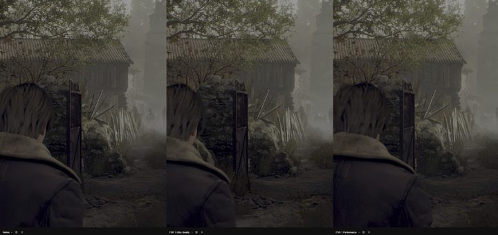 FSR 1 in Resident Evil 4 Remake.