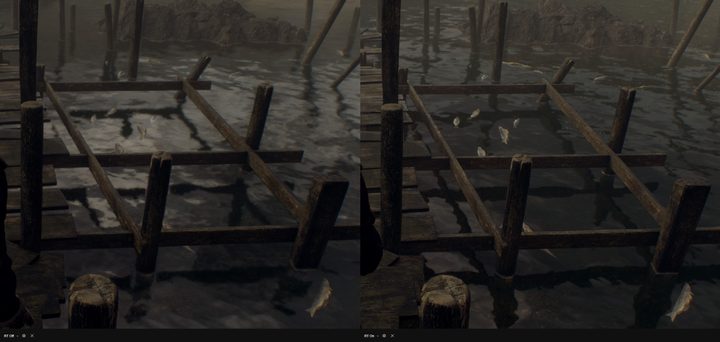 Ray tracing in Resident Evil 4 Remake.
