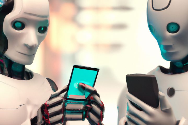 Robots using smartphones