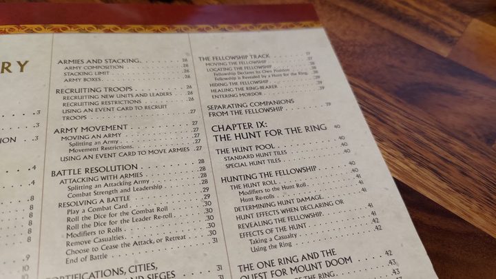 War of the Ring rulebook.
