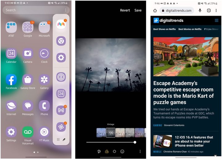 Samsung Galaxy A14 5G software screenshots
