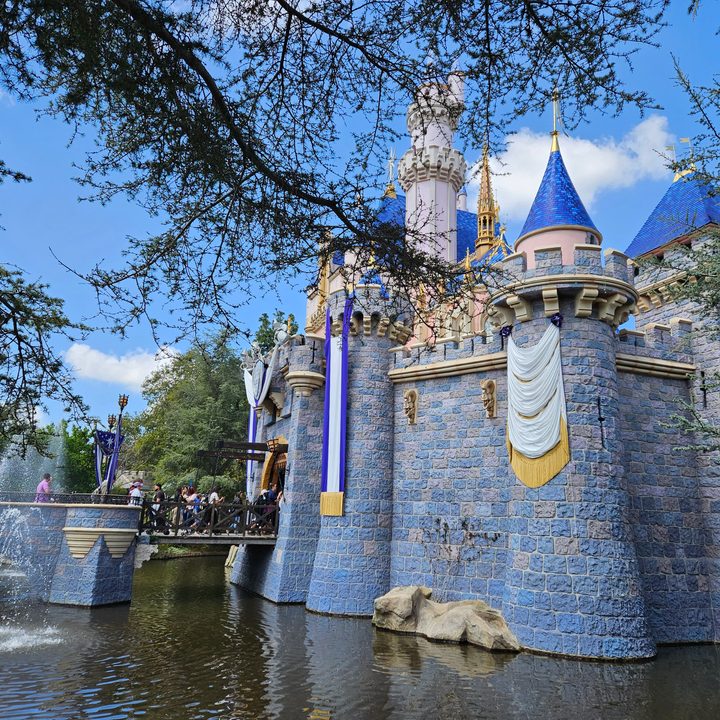 Disneyland Sleeping Beauty Castle taken with Samsung Galaxy S23