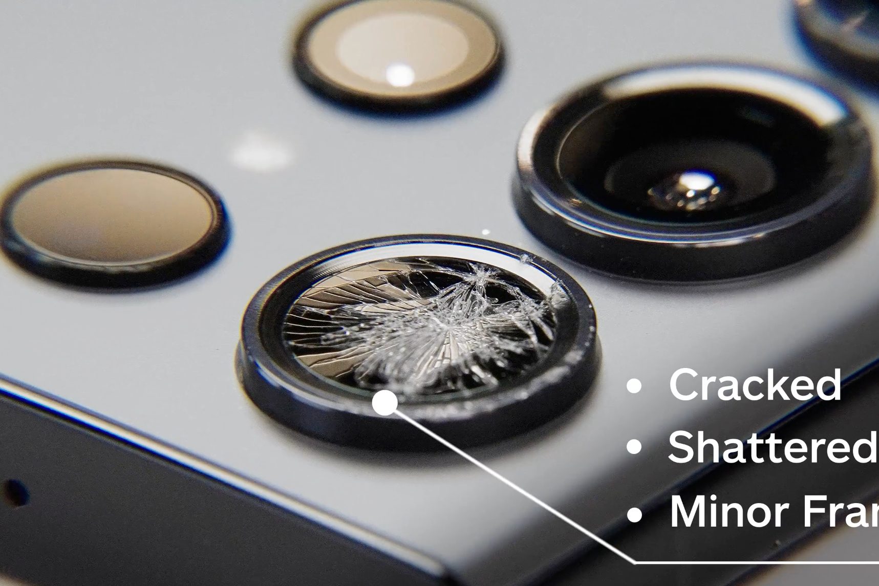 Drop test result for the Samsung Galaxy S23.