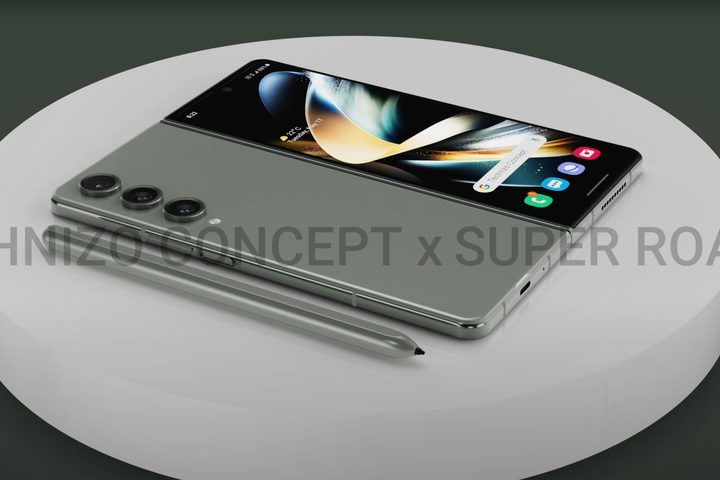 Concept render of the Samsung Galaxy Z Fold 5.