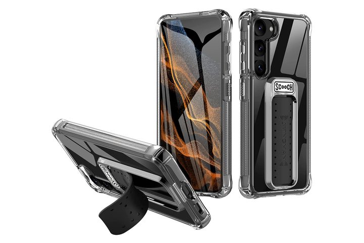 The Scooch Wingman case on a blank background.