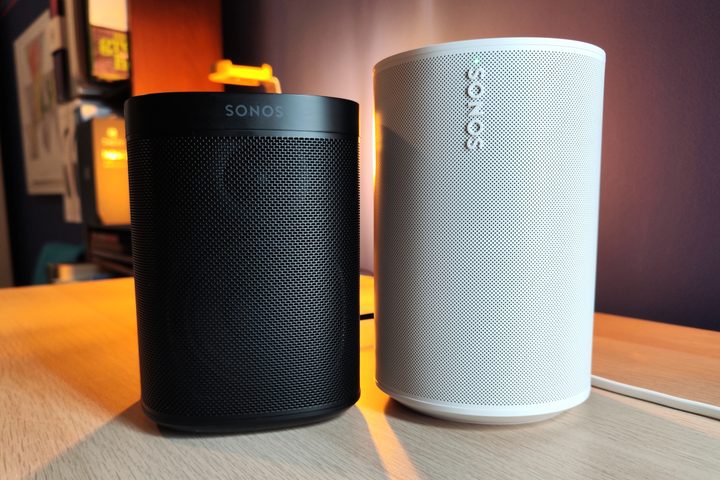 Sonos One and Sonos Era 100.