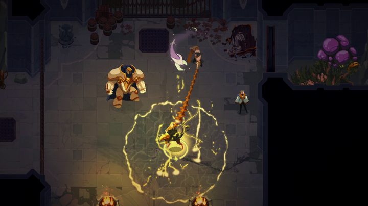 Sylas attacking electric enemy with chains