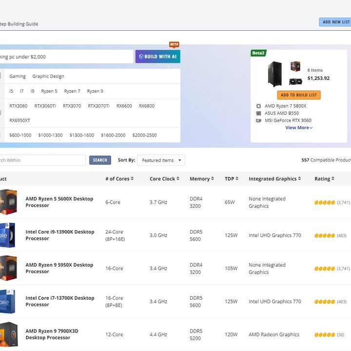 newegg chatgpt ai pc builder dumpster fire under 2000