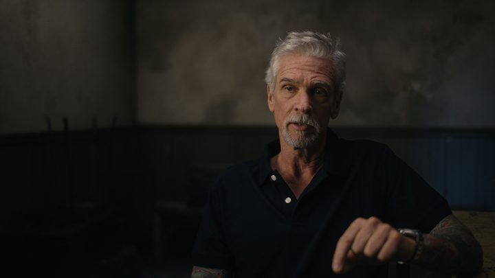 Chris Whitcomb, a sniper who was on the scene in Waco, being interviewed for Waco: American Apocalypse.