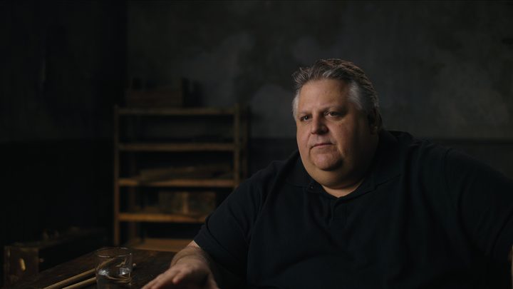 David Thibodeau being interviewed for Waco: American Apocalypse.