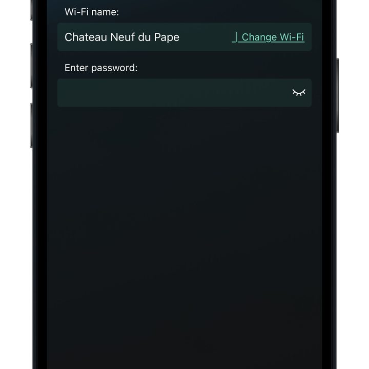 Wiim app setup screen three.