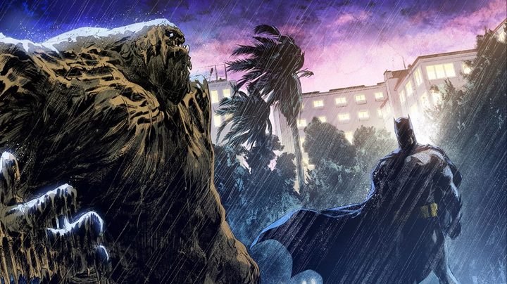 Xermanico's art of Clayface facing off against Batman in One Bad Day.