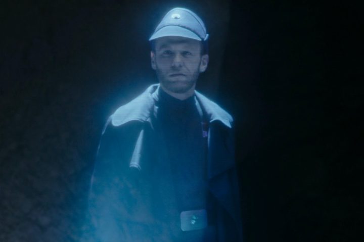 Commandant Hux appears as a hologram in The Mandalorian season 3 episode 7.