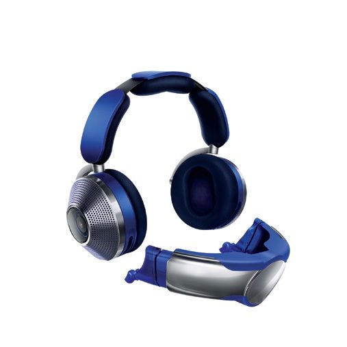 DYSON ZONE in ultra-blue and prussian-blue.