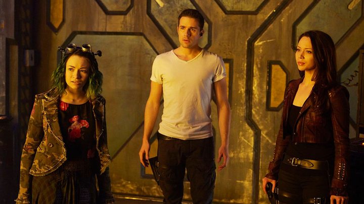 The cast of Dark Matter.