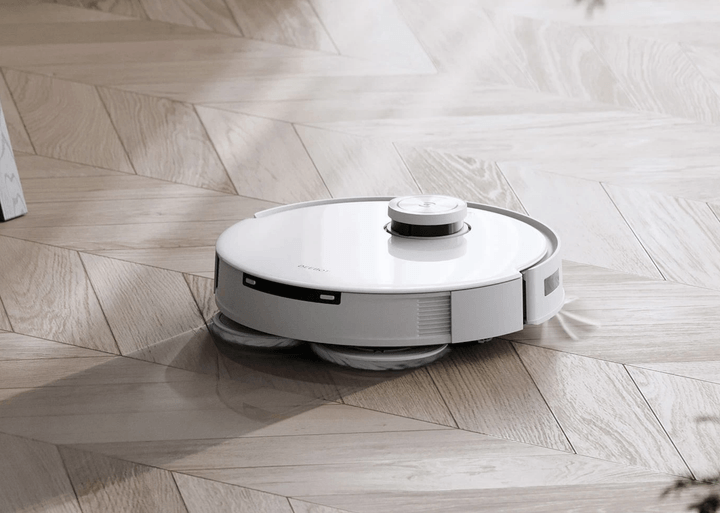The T10 mopping a floor.