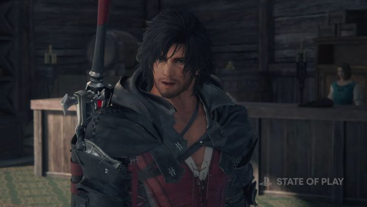 Clive speaks to Mid in Final Fantasy XVI.