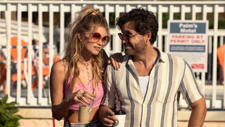 Édgar Ramírez and Abbey Lee in Florida Man.