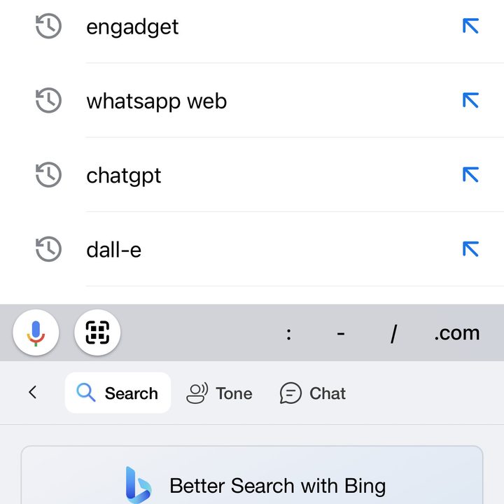 BingChat onSwiftKey