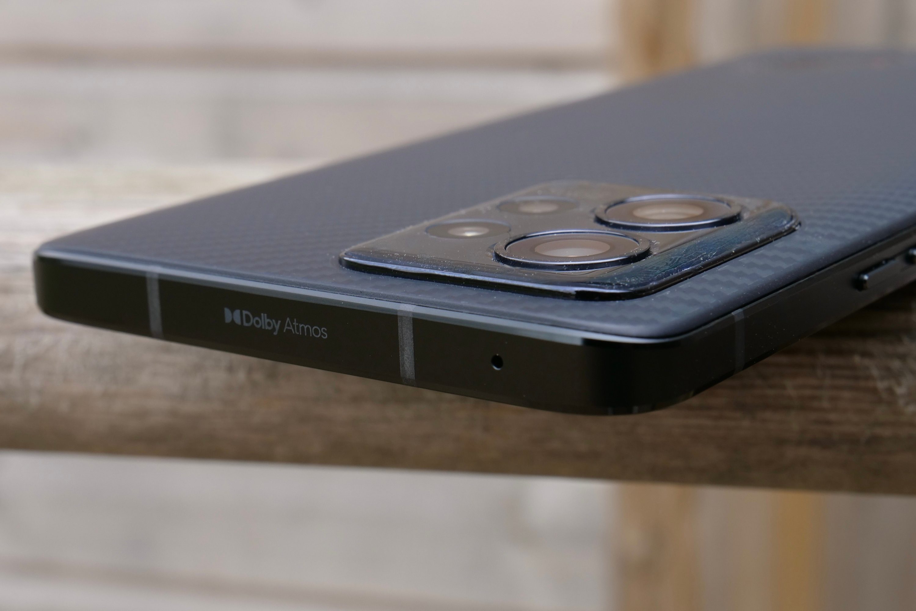 The top of the Motorola ThinkPhone.