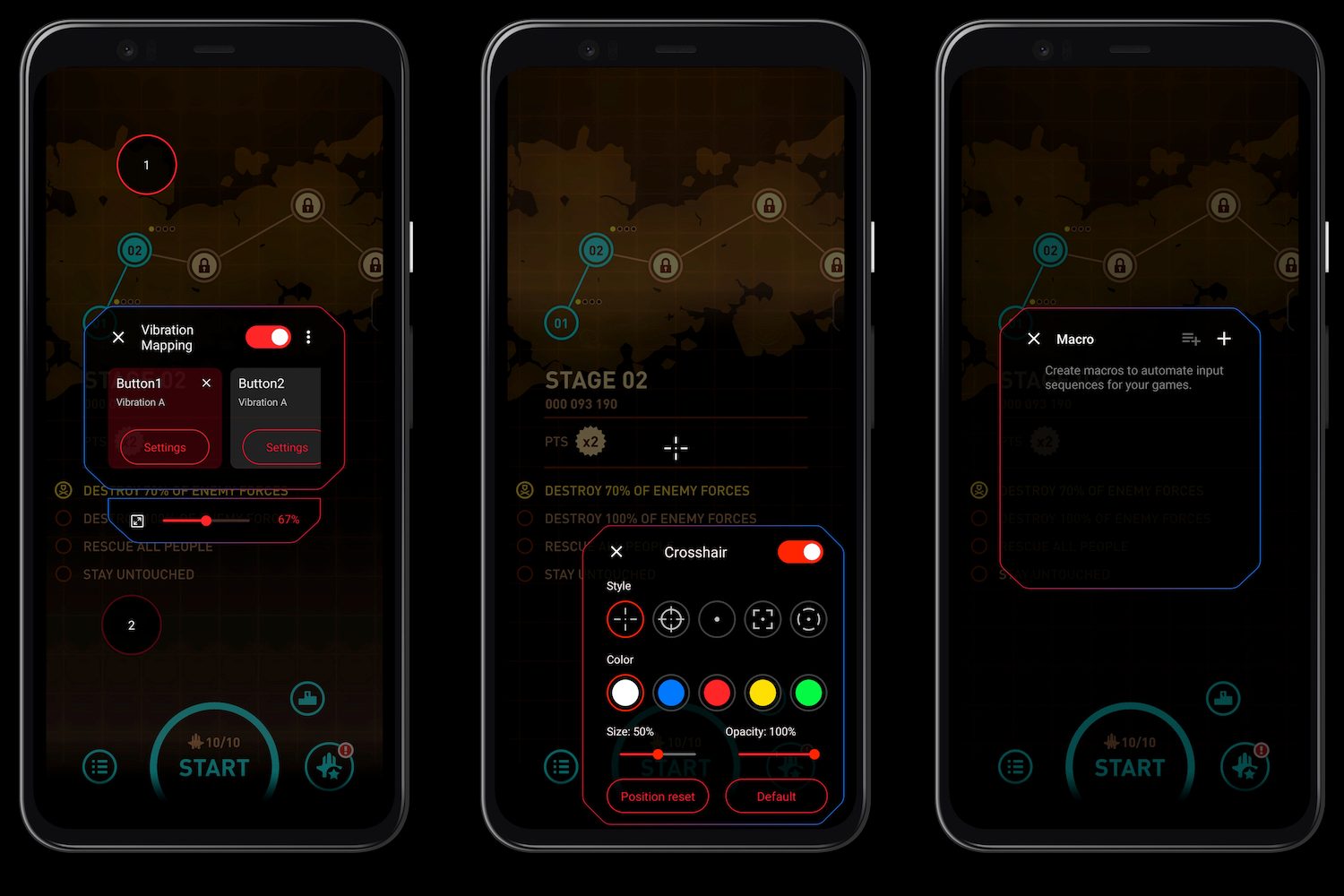 Asus ROG Phone 7 Ultimate screenshots.