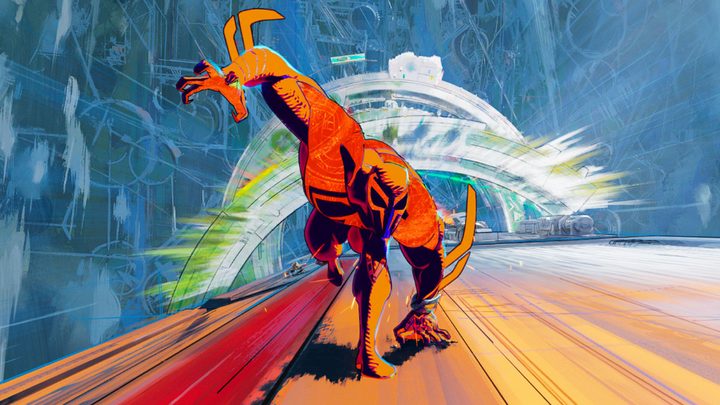 Spider-Man 2099 in Across the Spider-Verse.