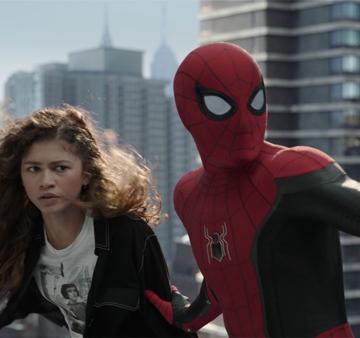 Zendaya and Tom Holland in Spider-Man: No Way Home.