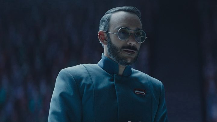 Penn Pershing in his New Republic uniform in The Mandalorian.