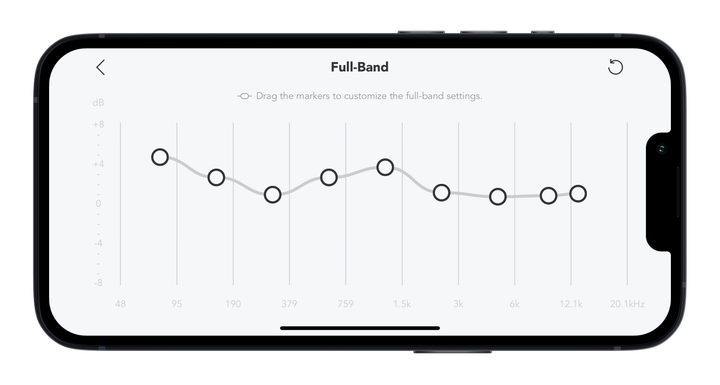 Soundcore app for iOS.