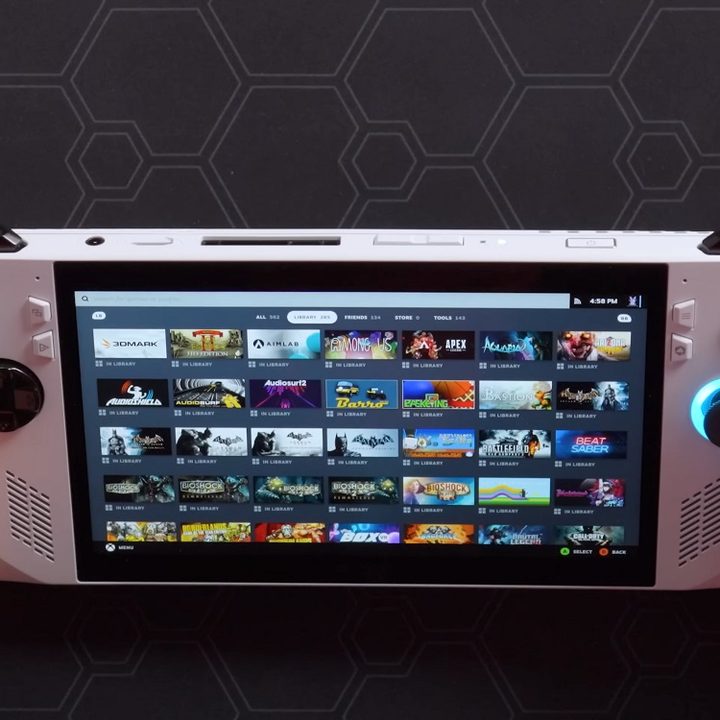Asus ROG Ally gaming handheld.