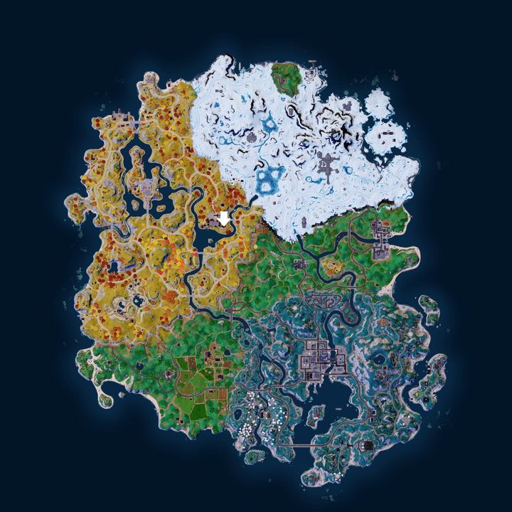 map showing Jaegar's family basement location