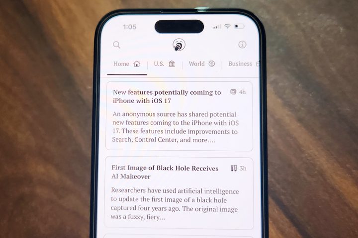 News feed of Boring Report