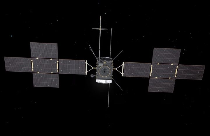 The European Space Agency's JUICE spacecraft.