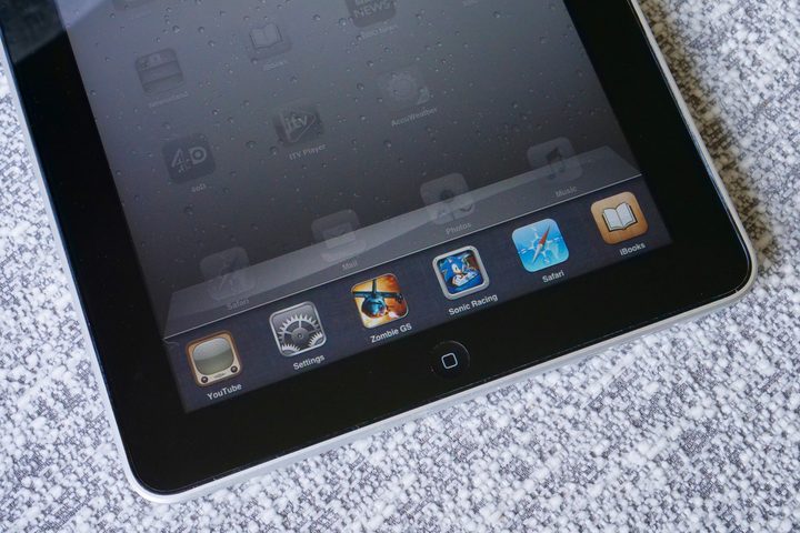 Open apps on the original iPad.