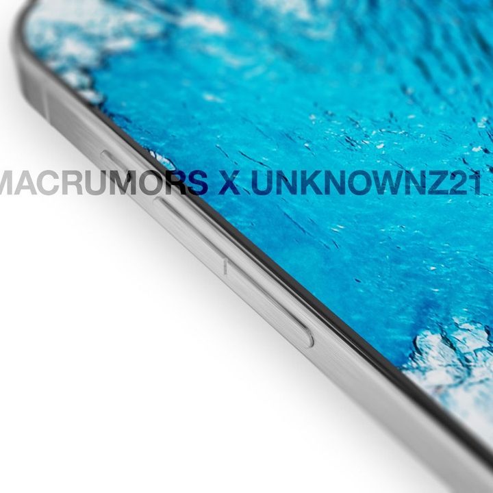 Side view of alleged iphone 15 Pro.