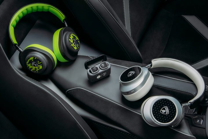 Master & Dynamic Lamborghini collection of headphones.
