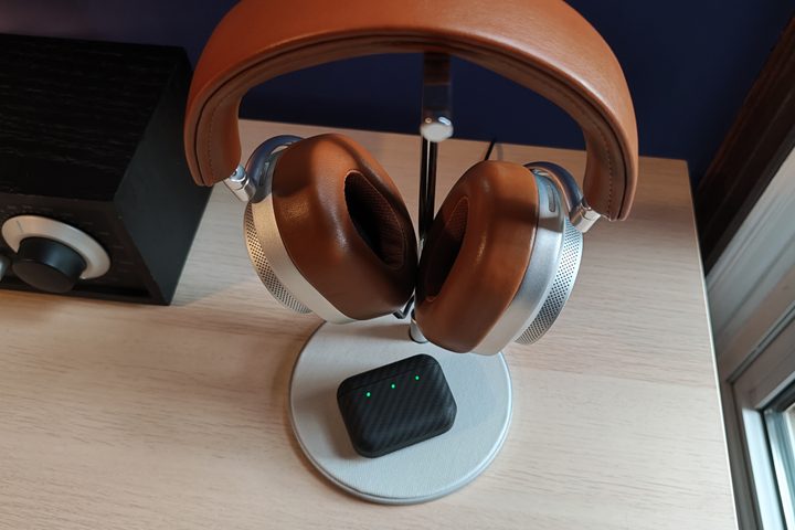 Master & Dynamic MC300 with MW75 headphones and MW08 Sport earbuds.