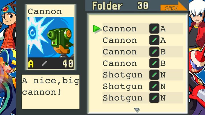 Mega Man Battle Network Folder Building