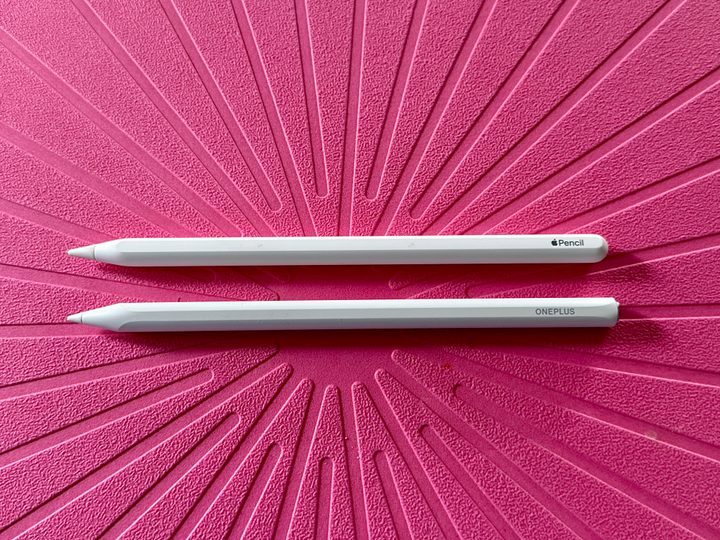 OnePlus Stylo and Apple Pencil compared
