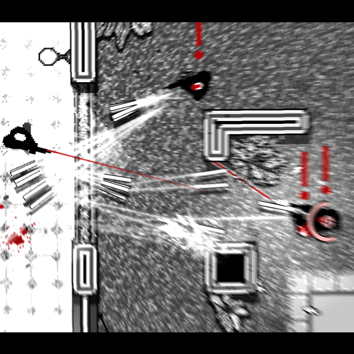 A shootout happens through a window in OTXO.