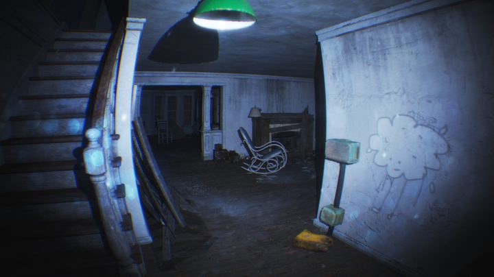 A creepy scene in Paranormal Tales.