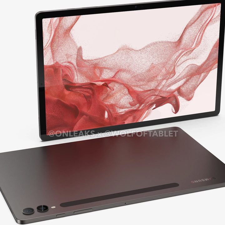 Leaked Galaxy Tab S9+ render.