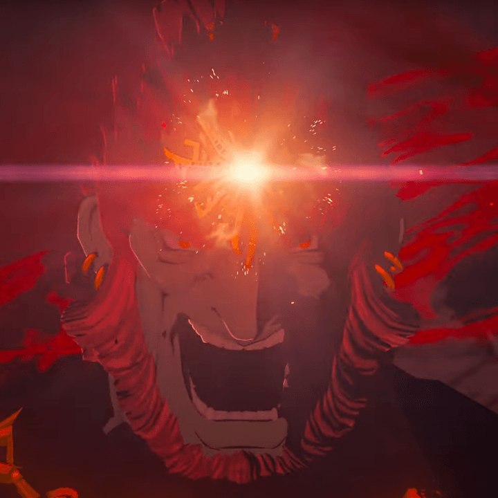 Ganondorf screams in The Legend of Zelda: Tears of the Kingdom.